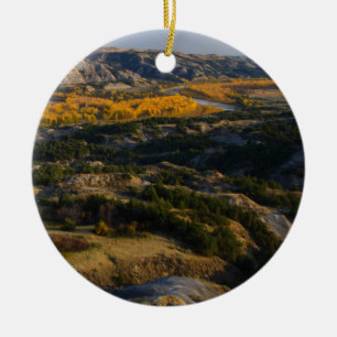 Theodore Roosevelt National Park Ceramic Tree Decoration