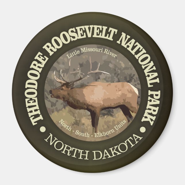 Theodore Roosevelt National Park (elk) Magnet (Front)