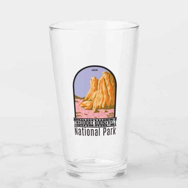 Theodore Roosevelt National Park North Dakota  Glass (Front)