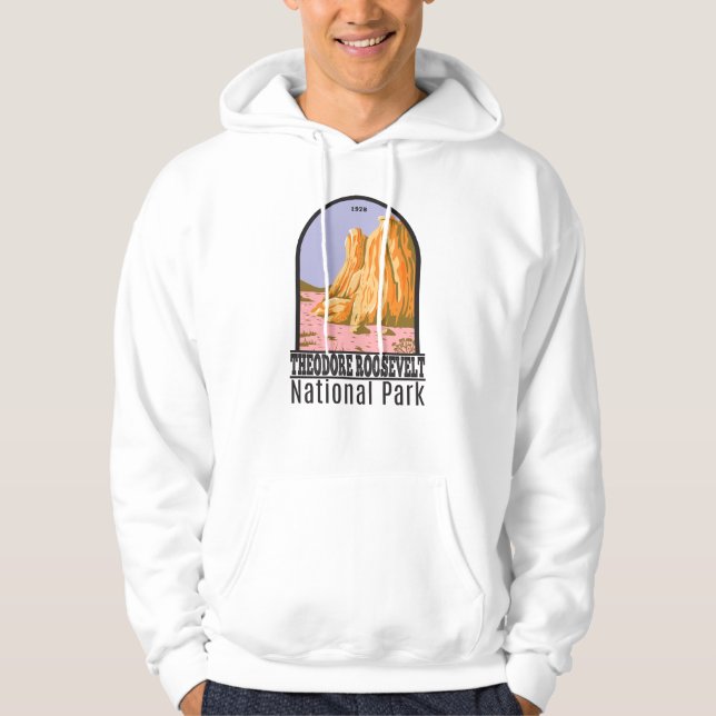 Theodore Roosevelt National Park North Dakota  Hoodie (Front)
