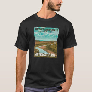 Theodore Roosevelt National Park North Dakota Post T-Shirt