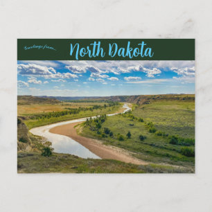 Theodore Roosevelt National Park North Dakota Postcard