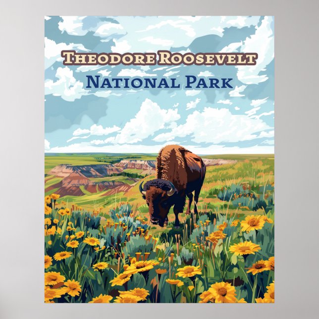 Theodore Roosevelt National Park North Dakota Poster (Front)