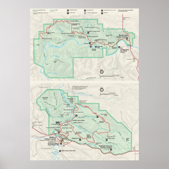 Theodore Roosevelt National Park Poster (Front)