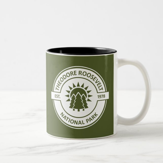 Theodore Roosevelt National Park Two-Tone Coffee Mug (Right)