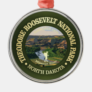 Theodore Roosevelt NP2 Metal Tree Decoration