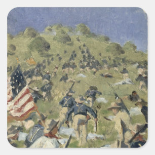 Theodore Roosevelt taking the Saint Juan Square Sticker
