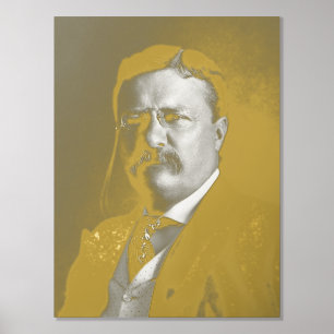 Theodore Roosevelt Teddy President Republican Foil Prints