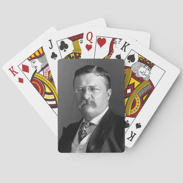 Theodore Roosevelt Teddy President Republican Playing Cards (Back)