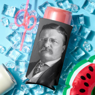 Theodore Roosevelt Teddy President Republican Seltzer Can Cooler