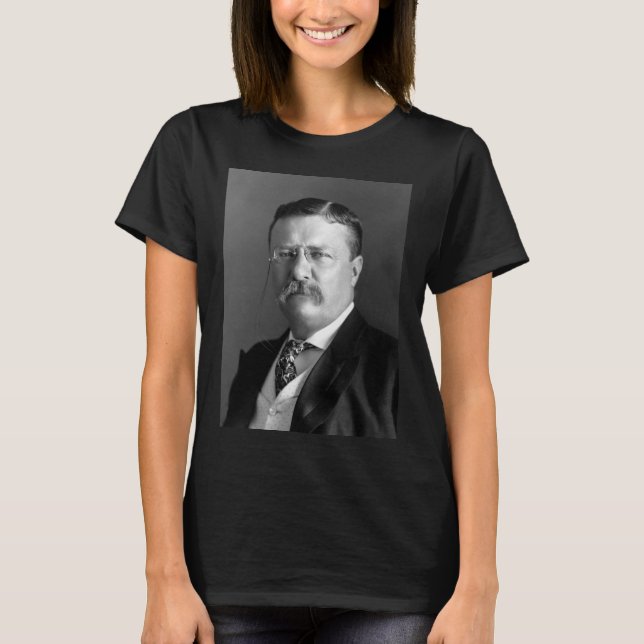 Theodore Roosevelt Teddy President Republican T-Shirt (Front)