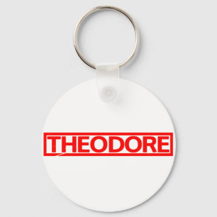 Theodore Stamp Key Ring