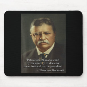 Theodore Teddy Roosevelt Meme _ Anti Trump Tee Mouse Mat