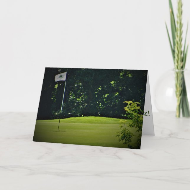 "Theodore Wirth Golf Course" Birthday Card (Front)