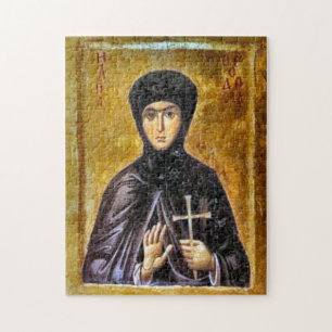 Theodosia of Tyre Orthodox Christian Icon Jigsaw Puzzle