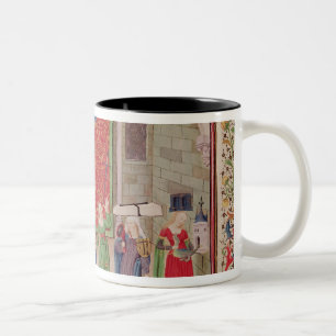 Theological and Cardinal Virtues Two-Tone Coffee Mug