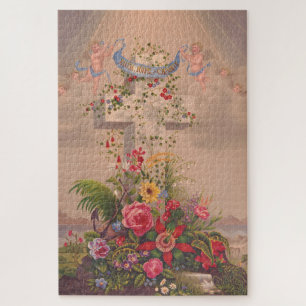 Theological virtues Faith, Hope and Charity Jigsaw Puzzle