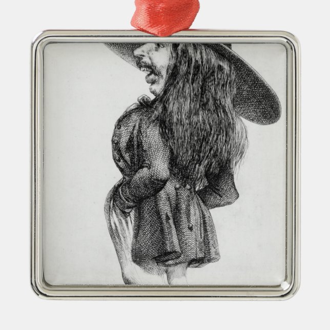 Theophile Gautier Metal Tree Decoration (Front)
