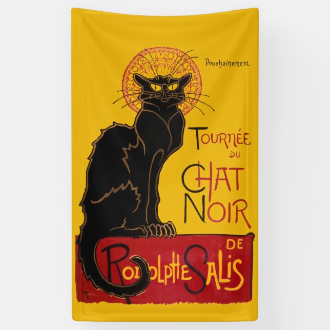Theophile Steinlen - Le Chat Noir Vintage Banner (Vertical)
