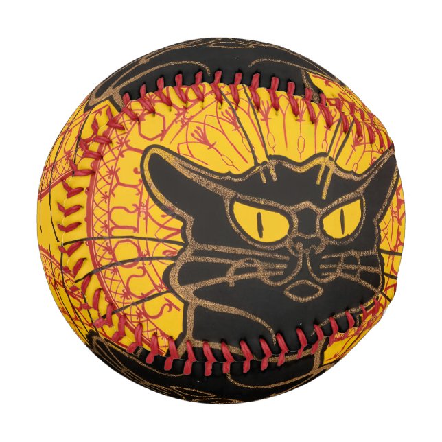 Theophile Steinlen - Le Chat Noir Vintage Baseball (Front Left)