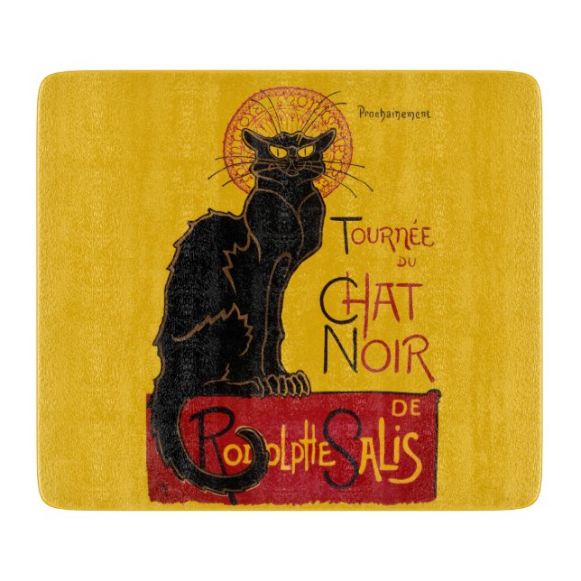 Theophile Steinlen - Le Chat Noir Vintage Cutting Board (Front)