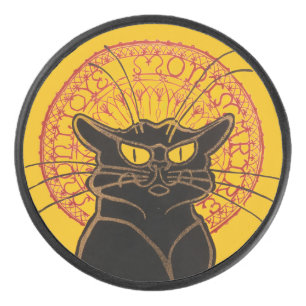 Theophile Steinlen - Le Chat Noir Vintage Hockey Puck