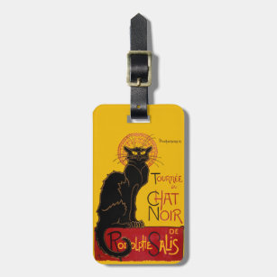 Theophile Steinlen - Le Chat Noir Vintage Luggage Tag