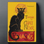 Theophile Steinlen - Le Chat Noir Vintage Plaque<br><div class="desc">Vintage poster for a tour of Le Chat Noir (Black Cat) - Theophile Alexandre Steinlen,  1896</div>