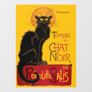 Theophile Steinlen - Le Chat Noir Vintage Window Cling