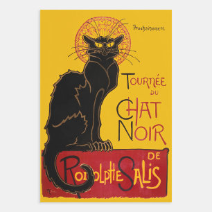 Theophile Steinlen - Le Chat Noir Vintage Wrapping Paper Sheet