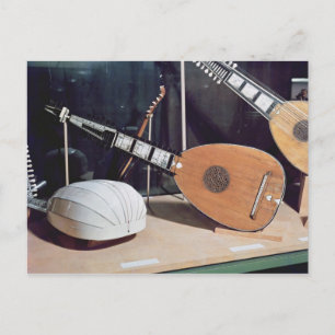 Theorbo, 1637 postcard