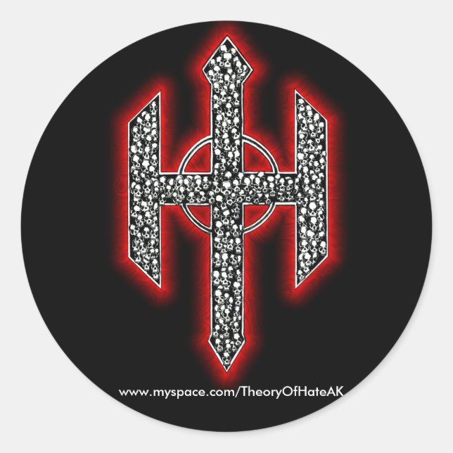 Theory Of Hate Sticker Sheet (Front)