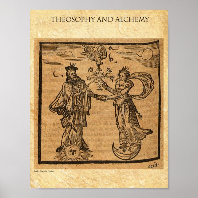 THEOSOPHY and ALCHEMY Poster (Front)