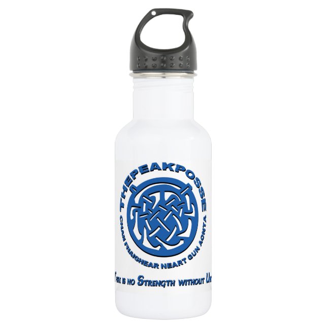 ThePeakPosse Water Bottle (18 oz) (Front)