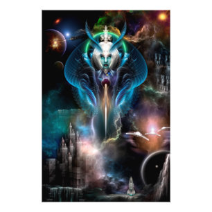 Thera Queen Of The Galaxy Photo Enlargement Print