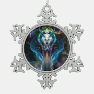 Thera Queen Of The Galaxy Snowflake Ornament