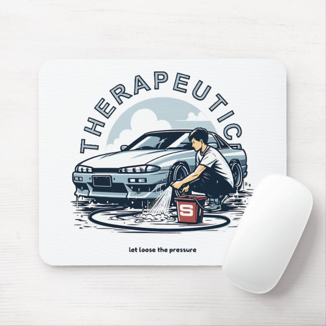 Therapeutic : car enthusiasts mouse mat (With Mouse)