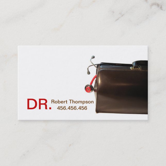 Therapeutist / Family Doctor / GP Business Card (Front)