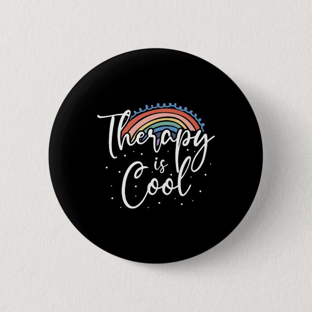Therapies Mind Stability Awareness  6 Cm Round Badge (Front)