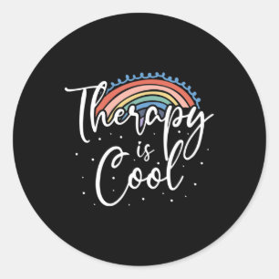 Therapies Mind Stability Awareness Classic Round Sticker
