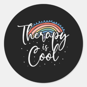 Therapies Mind Stability Awareness Classic Round Sticker