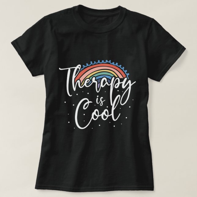 Therapies Mind Stability Awareness  T-Shirt (Design Front)