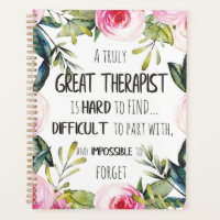 Therapist Appreciation Gift Thank you Quote