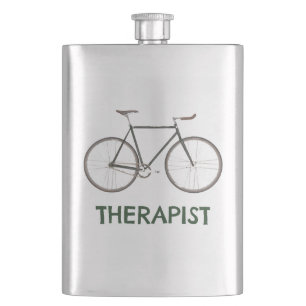 Therapist Bicycle Hip Flask