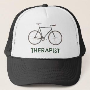 Therapist Bicycle Trucker Hat