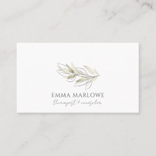 Therapist Counsellor Business & Appointment Card