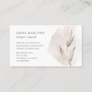 Therapist Counsellor Business & Appointment Card