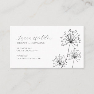 Therapist Counsellor Business Card