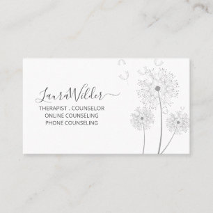 Therapist Counsellor Business Card