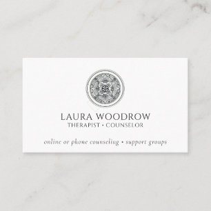 Therapist Counsellor Phone Online Business Card